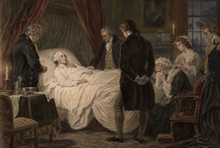 Muere George Washington, primer presidente de Estados Unidos