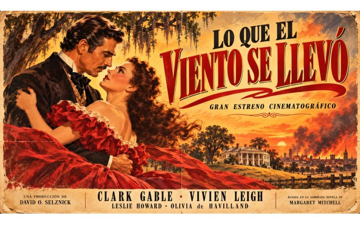 Se estrena Lo que el viento se llevó, un clásico del cine