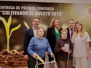 Amavir La Marina recibe el primer premio del concurso 'Cultivando el huerto 2019' de la Comunidad de Madrid