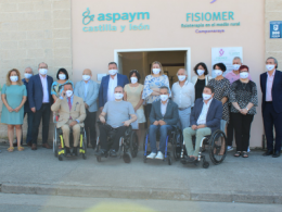 La consejera de Familia e Igualdad de Oportunidades de la Junta de Castilla y León inaugura un nuevo FISIOMER y la sede de ASPAYM Bierzo en Camponaraya (León)