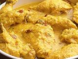 Curry cremoso de pollo