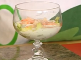 Receta: Cóctel de gambas con yogurt