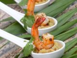 Gambas con guacamole