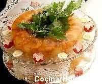 Aspic de langostinos