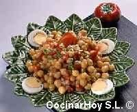 Ensalada de garbanzos con soja