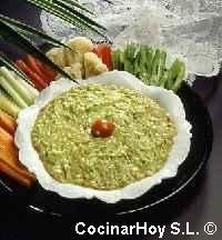 Guacamole con crudités