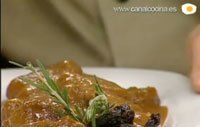 Receta: carrillada de cerdo guisada con ciruela