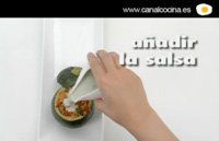 Receta: calabacín relleno de pisto