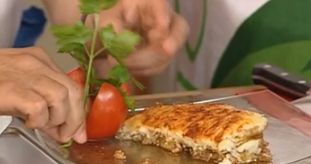 Receta pastel de berenjena