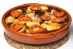 Arroz al horno con verduras