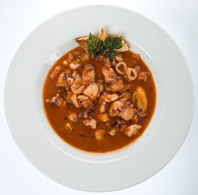 Sopa de pulpo