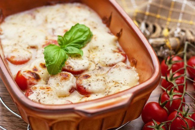 Tomates gratinados