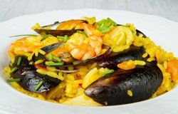 Paella de marisco