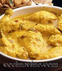 Curry cremoso de pollo