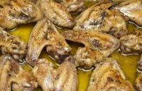 Alitas de pollo a la miel