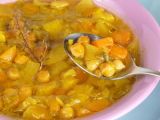 Garbanzos al azafrán