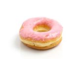 Donut casero de fresas