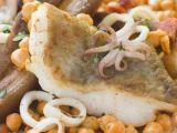 Ensalada de garbanzos con bacalao