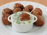 Albóndigas de ternera con salsa de espinacas