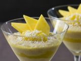 Crema de mango y coco