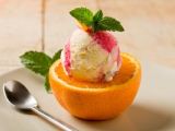 Helado de naranja