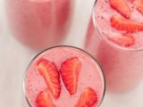 Batido de fresas