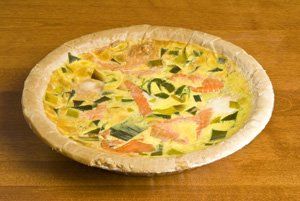 Quiché de salmón