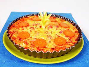 Quiche de zanahoria