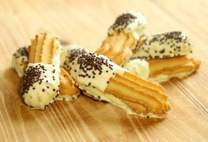 Galletas con chocolate blanco