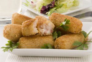 Croquetas de jamón y pollo