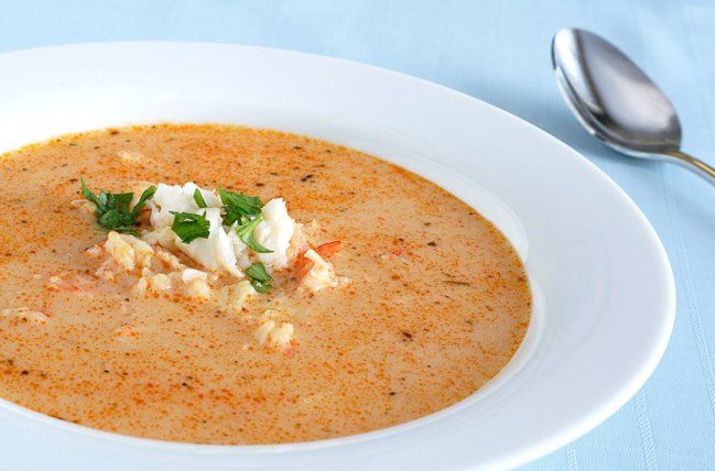 Crema de mariscos