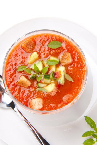 Gazpacho con aguacate