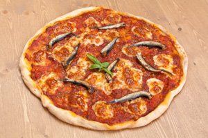 Pizza de anchoas