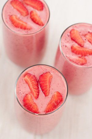 Batido de fresas