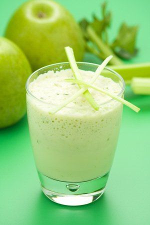 Batido depurativo de manzana y apio