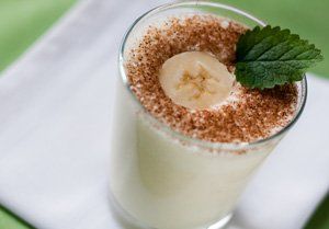 Batido de plátano y cacao