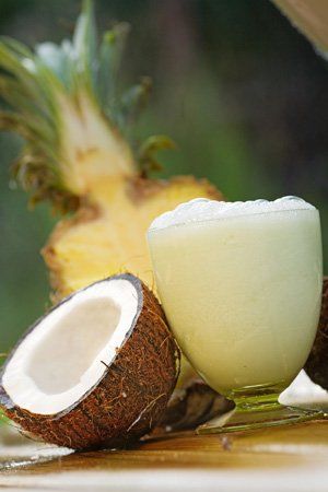 Zumo de piña colada