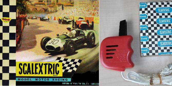 Carátula y mando Scalextric J30