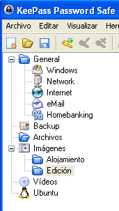 Keypass: Grupos