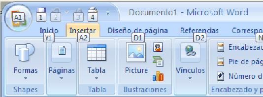Pestaña Insertar